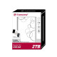 НЖМД Transcend StoreJet 2.5 USB 3.0 2TB серія A білий